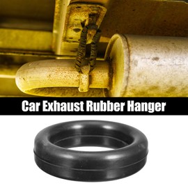A ABSOPRO 2 pieces car universal silencer exhaust hanger bushing kit 70 mm O-ring