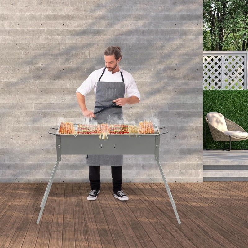 Portable BBQ Grill with Sable Stand,24 * 7 * 25