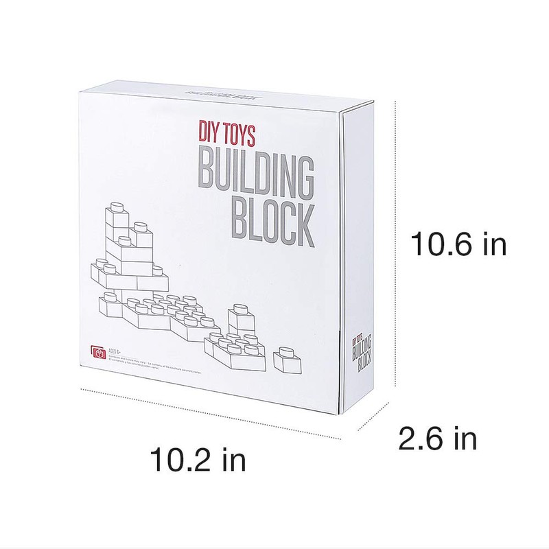 Lekebaby Building Bricks 1500 PCS Basic Building Blocks, Compatible with