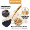 Silicone Cooking Utensils Set, 17pcs Kitchen Utensil Set with Rotatable