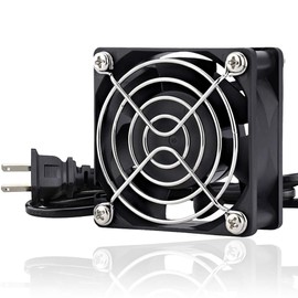 GDSTIME EC Cooling Fan 60mm x 60mm x 25mm AC 110V 115V 120V 220V 240V Dual Ball Bearings