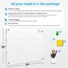 Magnetic Acrylic Calendar for Fridge 17"x12" Clear Dry Erase Calendar