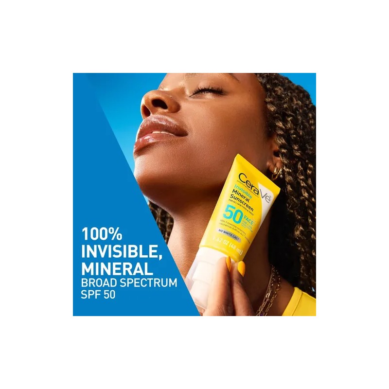 Cerave Protector Solar Mineral Invisible Niacinamida Spf 50