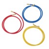 3pcs 150cm Refrigerant Charging Hose Air Conditioner Charging Hose 1/4in