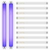 Qualirey 12 Pack Bug Zapper Replacement Light Bulbs 10W for