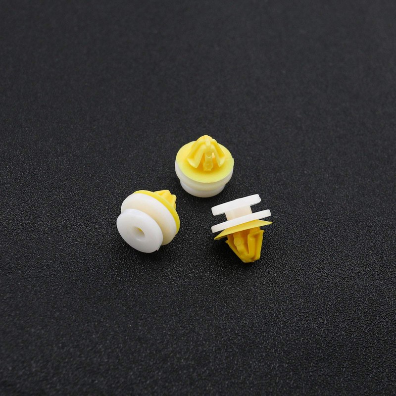 EMSea 50Pcs Car Door Panel Moulding Clips Retainers Plastic Trim