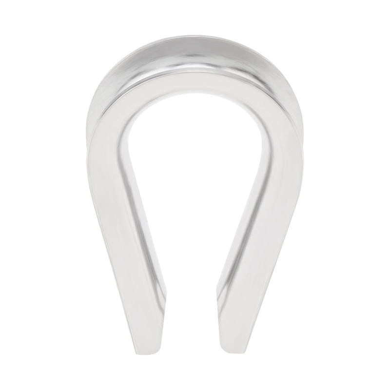 3/16" Wire Rope Thimbles 20Pcs + 100Pcs M5 Wire Rope