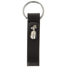 Troika Mr. Elegant Golf Leather Cufflink Keyring (KR1265LE)