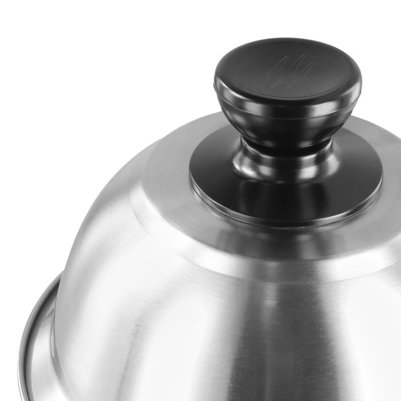 KOHAND 4 PCS Burger Dome, 16 x 10 cm Stainless