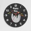 ENUIEO Wall Clock, 10 Inch Silent Non-Ticking Home Kitchen Decor,