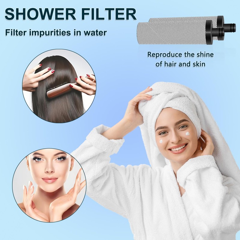 sieloonger Shower Filter Compatible with AQUAYOUTH 2.0 Carbon Shower Head