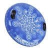 Snow Tube with Handle PVC 450lbs Load Bearing Blue White