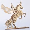 Bitopbi 3D Wooden Puzzles Animal Laser Engraving DIY Safe Assembly