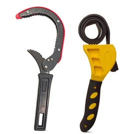 DHSWNNG 2PCS Boiler Magnetic Filter Spanner Rubber Strap Wrench Oil Filter Removal Strap Wrench for Plumbing Universal Magnaclean Spanner for Pipes Shower Head