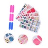 Outanaya 6 Sheets Nail Art Stickers for DIY Toenail Decoration