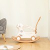 Qaba 4-in-1 Rocking Horse with Detachable Balance Board for 2-5