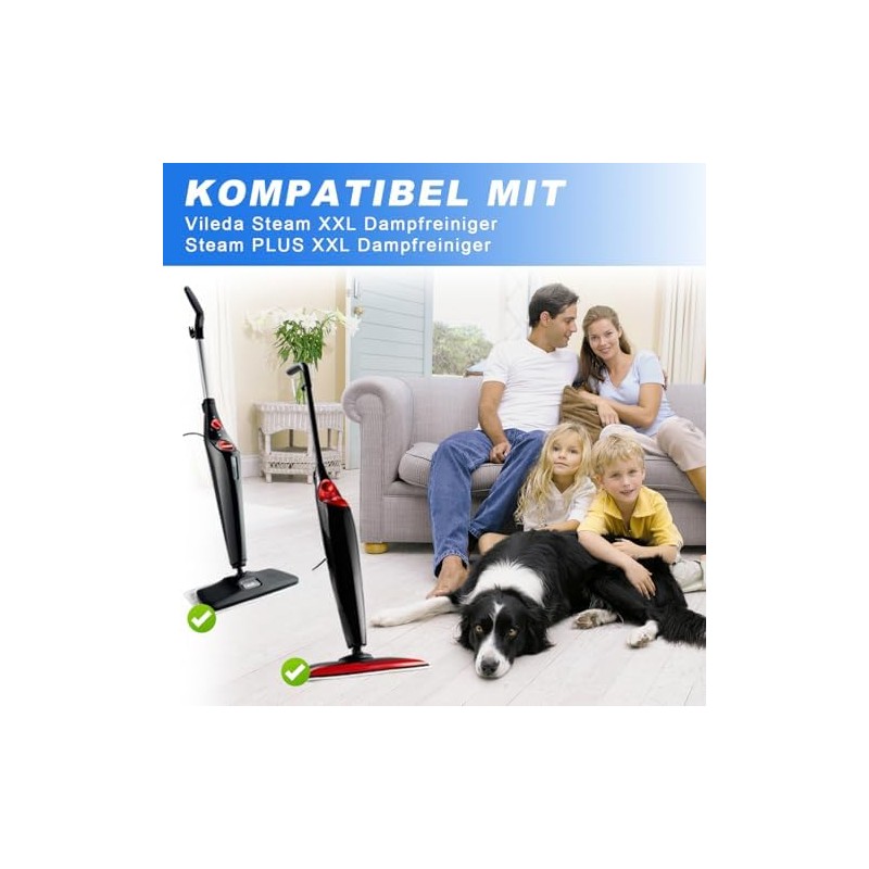 Almohadillas de repuesto para mopa de vapor Vileda XXL/PLUS XXL,