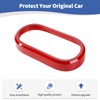 RT-TCZ para Jeep JK Gear Shift Panel recortar Cover Rojo