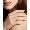 Elaximn Silver Plated Adjustable Heart Ring for Women | Hypoallergenic