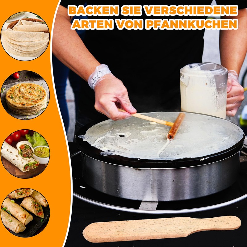 Crepes distributor, 3 pieces crepe slider, baking tools, T-shape crepes
