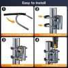 Guolich Starlink Bracket, Universal Mast Clamp Antenna Mast Tube for