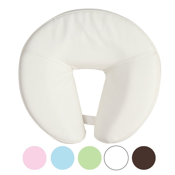 Memory Foam Face Pillow (with Band) (Comes with Band), Total of 5 Colors, Height 2.8 inches (7 cm), White [Massage Pillow, Memory Foam Pillow, Face Pillow, Esthetemakura, Sleeping Pillow, Neck Pillow, Neck Pillow, Stomach, Face, Forehead, Neck, Massage, 