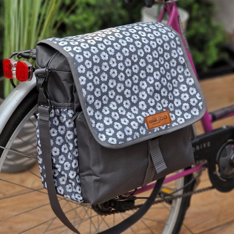 millybo Betsie Single Pannier Rack Bag Bicycle Bag Pannier Rack