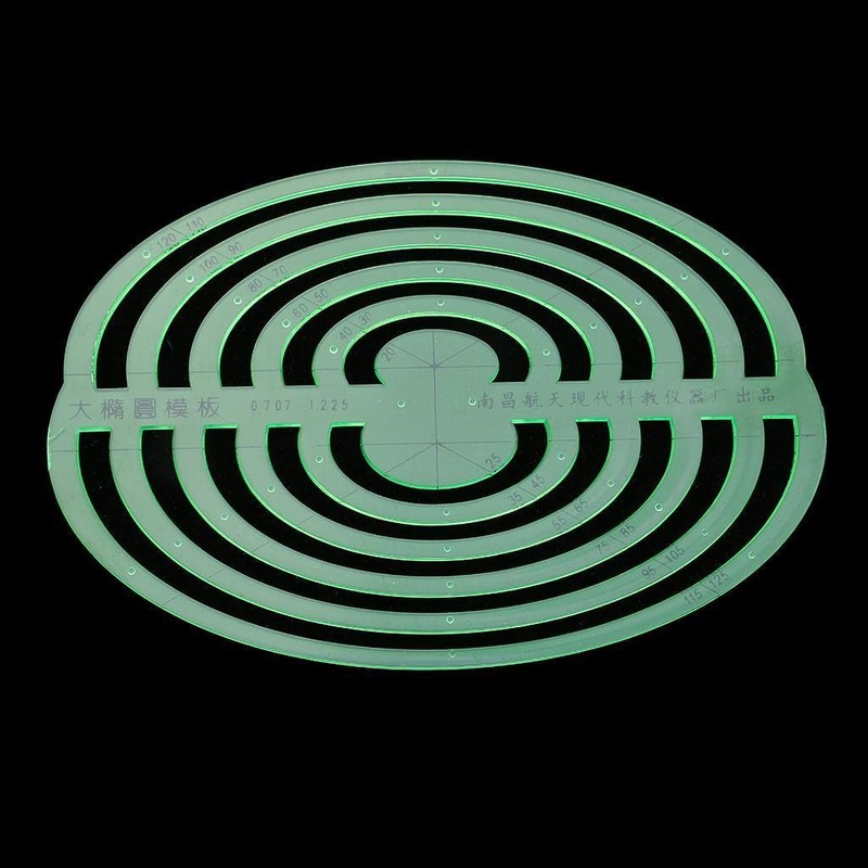 Milageto 1 Piece Template Ruler, Stencils, Drawing Template for All