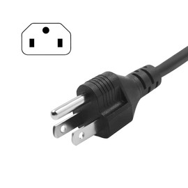 Mity rain Universal Power Cord for Instant Pot Electric Pressure Cookers,computer monitor, Rice Cookers,coffee pot, Microwaves, Soy Milk Makers and Other Kitchen Appliances Replacement Cable (4 FT)