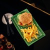 40YARDS American Football Playing Field Plate, Serving Plate Made of