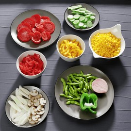 Fake Tomato Slices Set Food Dummy Decorative Tomato Red 7.5 cm Decoration