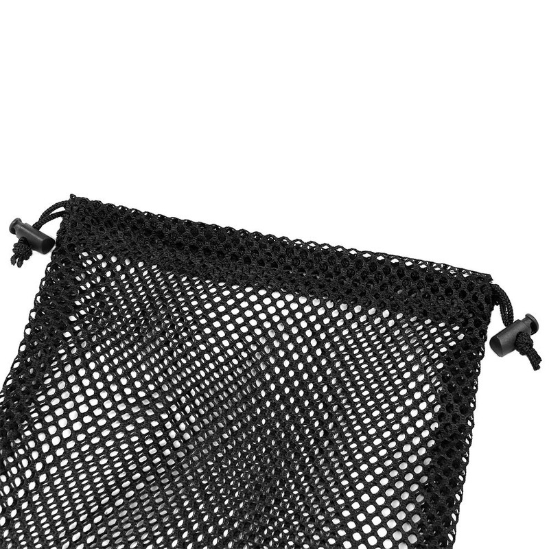 Diving Fin Mesh Bag, Snorkeling Accessories Bag with Drawstring Closure