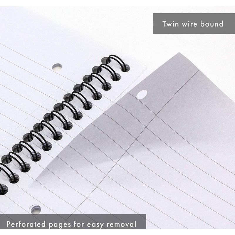 Pukka Editor Pad A4 80gsm Ruled with Margin Perforated 100