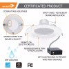 Run Bison 8 Inch Recessed LED Commercial Downlight with J-Box,