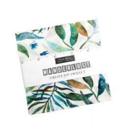 Moda Fabrics Wanderlust PreCuts by Create Joy Project for Moda Fabrics - 5" Charm Pack