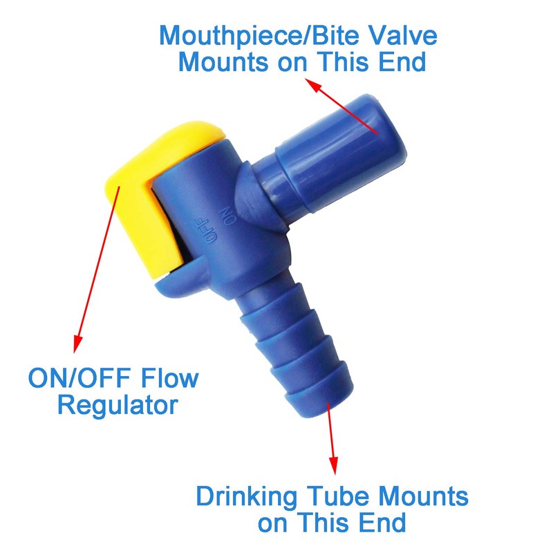 JMTEEA Bite Valve Replacement Mouthpiece Fit for Hydration Pack Bladder