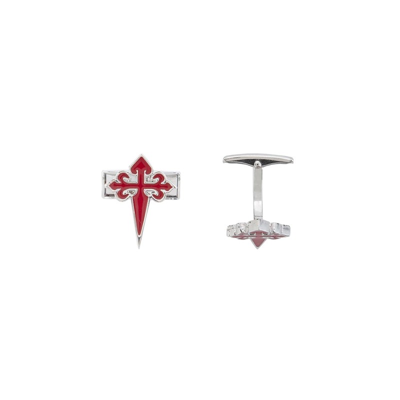 Cencibel Smart Casual St James Cross Cufflinks One Size Rhodium,