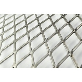 Alloy 304 Stainless Steel Expanded Sheet Flattened - (3/4" #13) - .086" x 12" x 24"