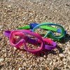 Splash About Goggles Snapper Mask, Pink and Purple, Junior (6-14