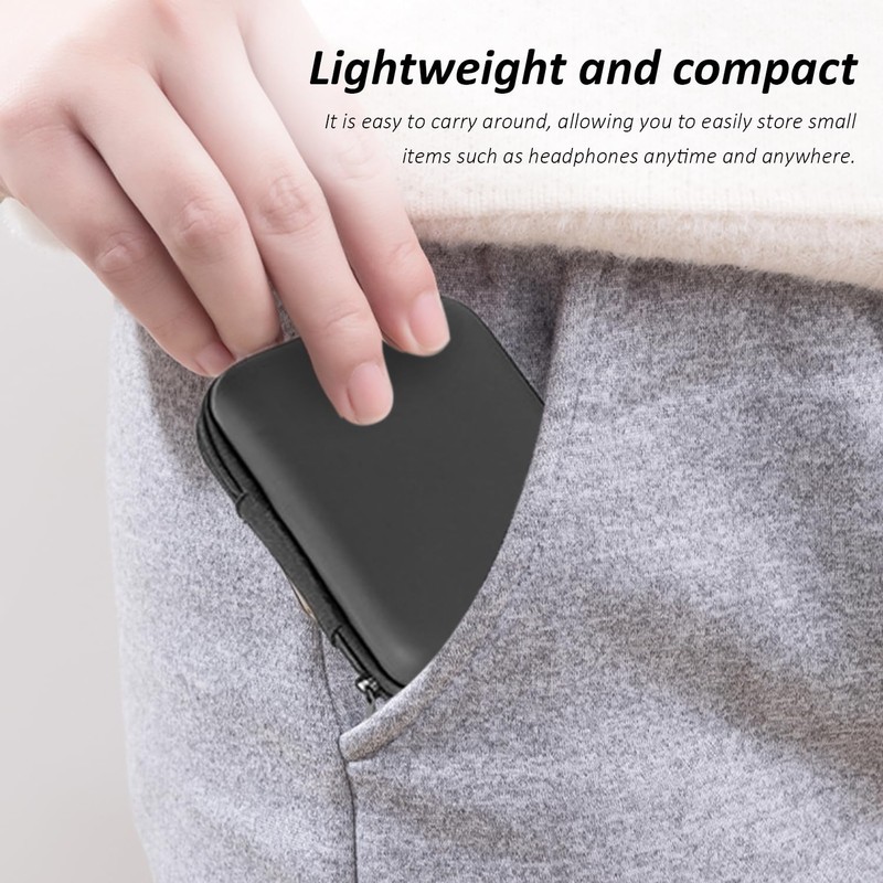 2 Pieces Headphone Storage Bag, Headphone Carrying Case, Eva Storage