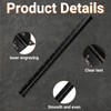 Daryunk Architectural Metric Scale Ruler, Aluminum Triangular Scale Ruler for