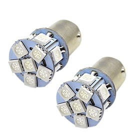 Ruiandsion 2pcs 6V 1157 LED Bulb 5050 12SMD Red BAY15D LED Light Bulbs for Brake Lights Stop Parking Lights Tail Lights