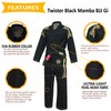 Twister Black Mamba Brazilian Jiu Jitsu Gi | Jiu Jitsu