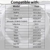 AutoTattoo Chrome Black Steering Wheel Bowtie Overlay Chevy Silverado 14-24