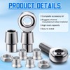Otoolling 8 PCS 3/4 Heim Joints Rod End Kit Right