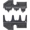 Knipex 97 49 18 Crimping Dies for Twin End Sleeves,