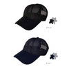 Laquest Large Size All Mesh Baseball Cap, Unisex, gray, XL
