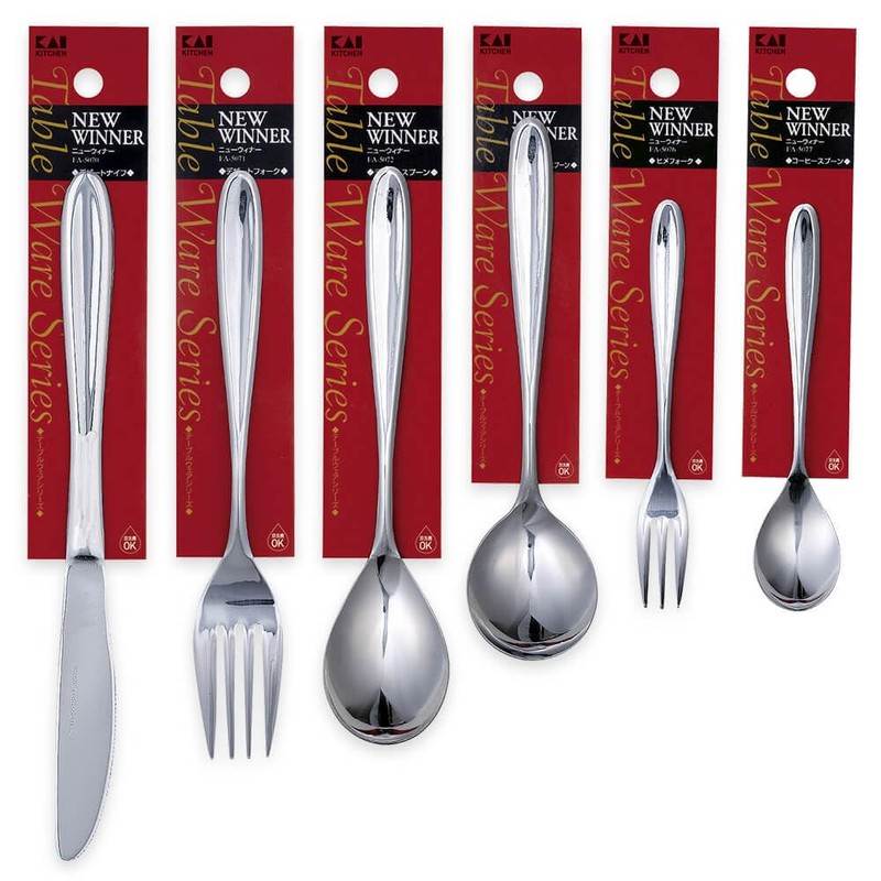 Stainless Steel Dinner Cutlery Set of 6 24