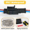 Amliber 798Pcs 50 Sets Waterproof Automotive Wire Connectors with Ratcheting