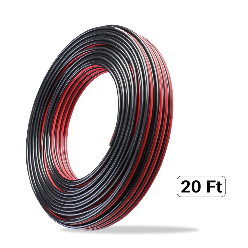 TMH 16 AWG 2pin 2 Color Red Black Cable 20